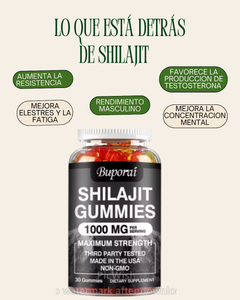 💥 GOMITAS SHILAJIT – Energía, Vitalidad y Rendimiento Natural 💥