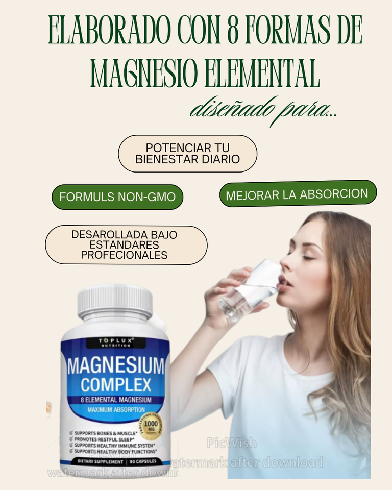 ⭐ Magnesium Complex – Professional Formulation (90 cápsulas) 💊